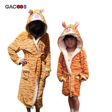 Load image into Gallery viewer, Pikachu Bathrobe For Women Kids Nightgown Panda Animal Bathing Suit Boy Girls Unicorn Robe Winter Warm Sleepwear Cartoon Pyjamas